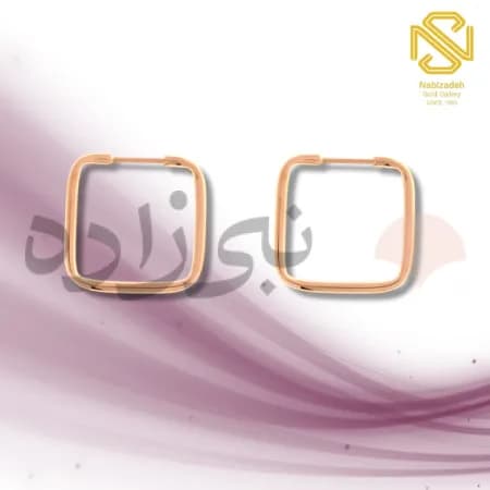 گوشواره مفتولی مربع E110