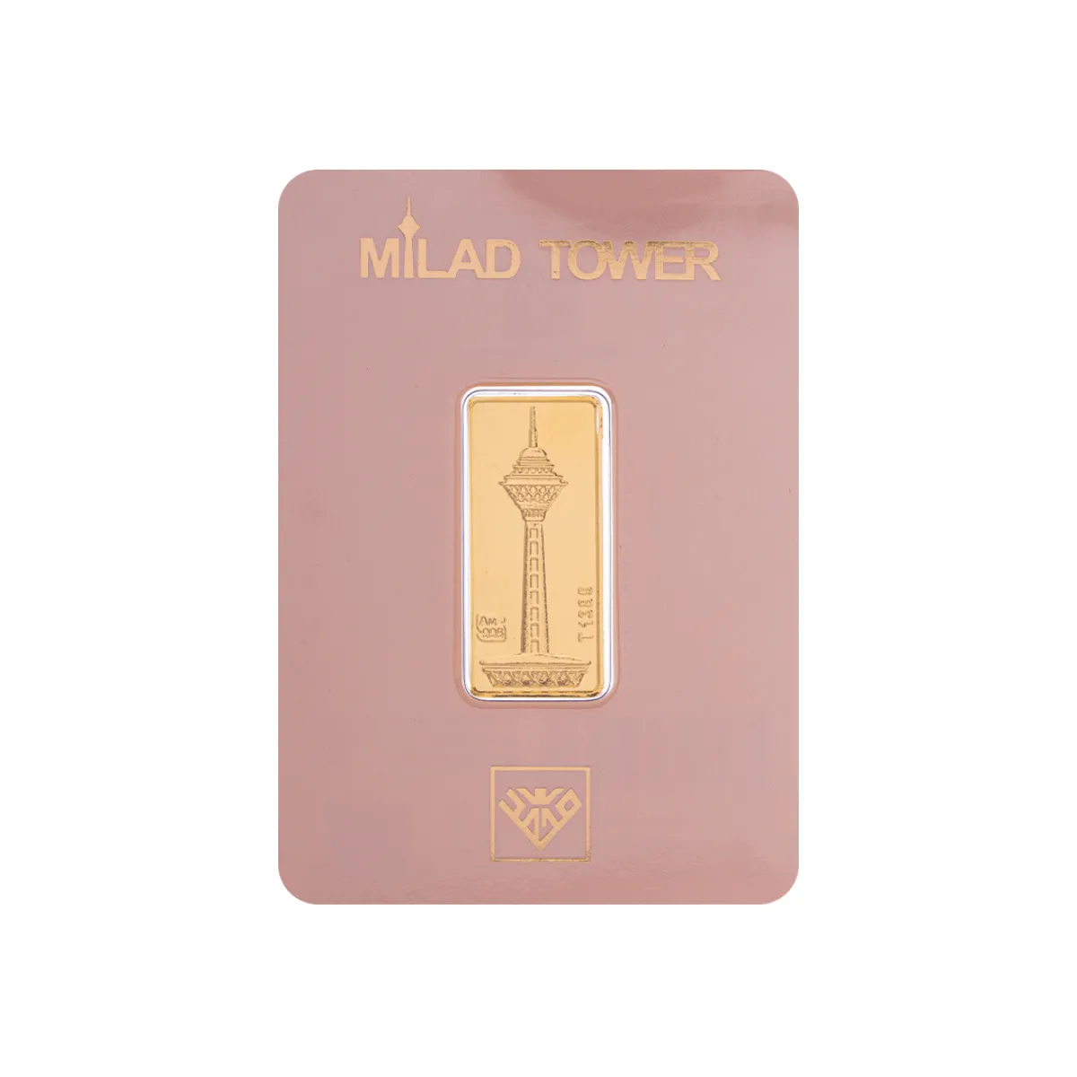 شمش 24 عیار 500 سوت برج میلاد G019