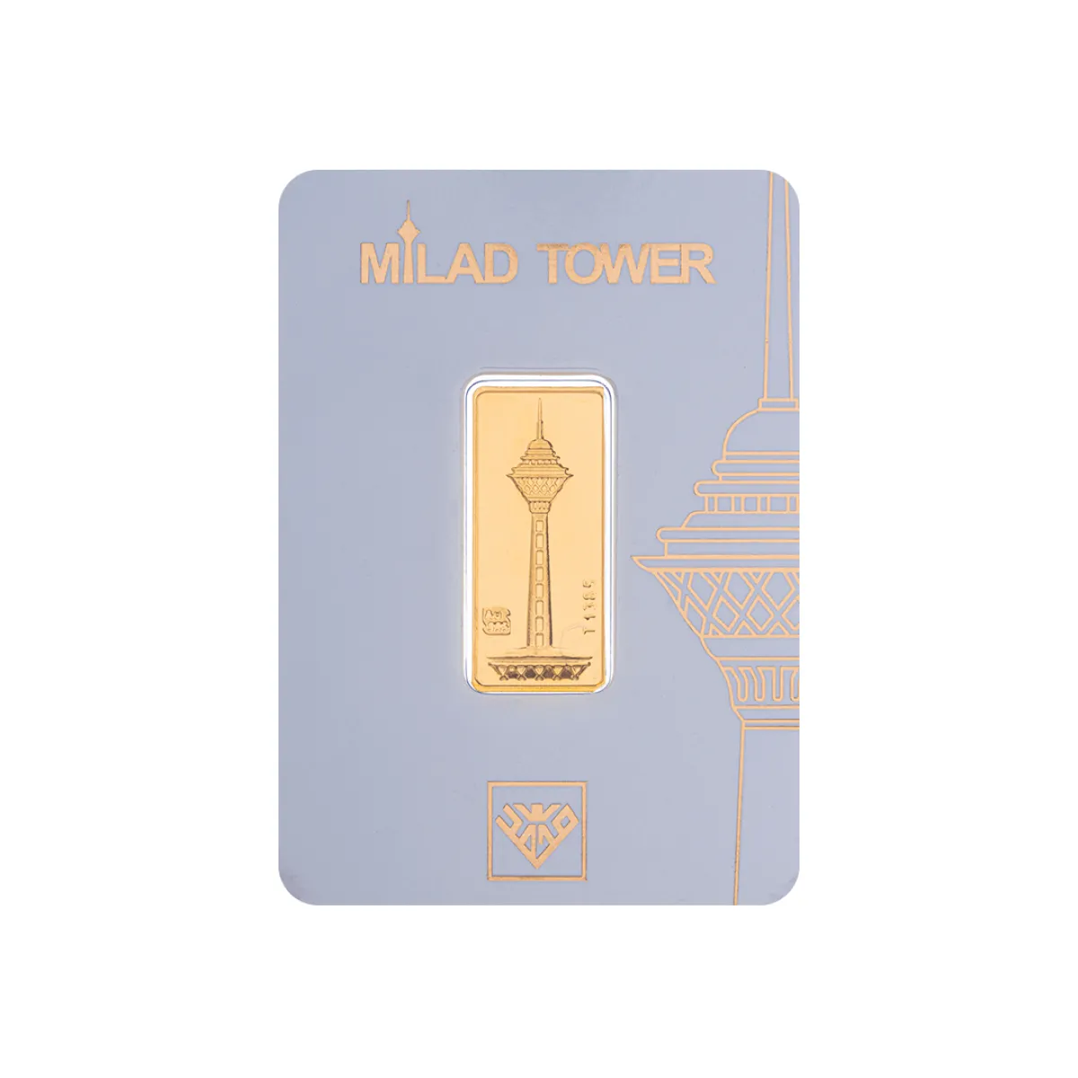 شمش 24 عیار 3 گرمی برج میلاد G026