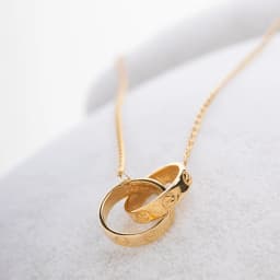 گردنبند تیفانی کارتیه گرد طلا N018