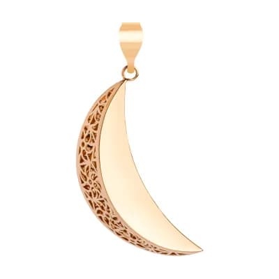 پلاک طلا سه بعدی آیهان ماه C028