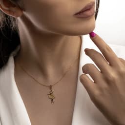 پلاک طلا لیزری بالرین C024