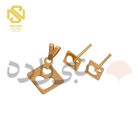 نیم ست لیزری دو قلب مربع H025