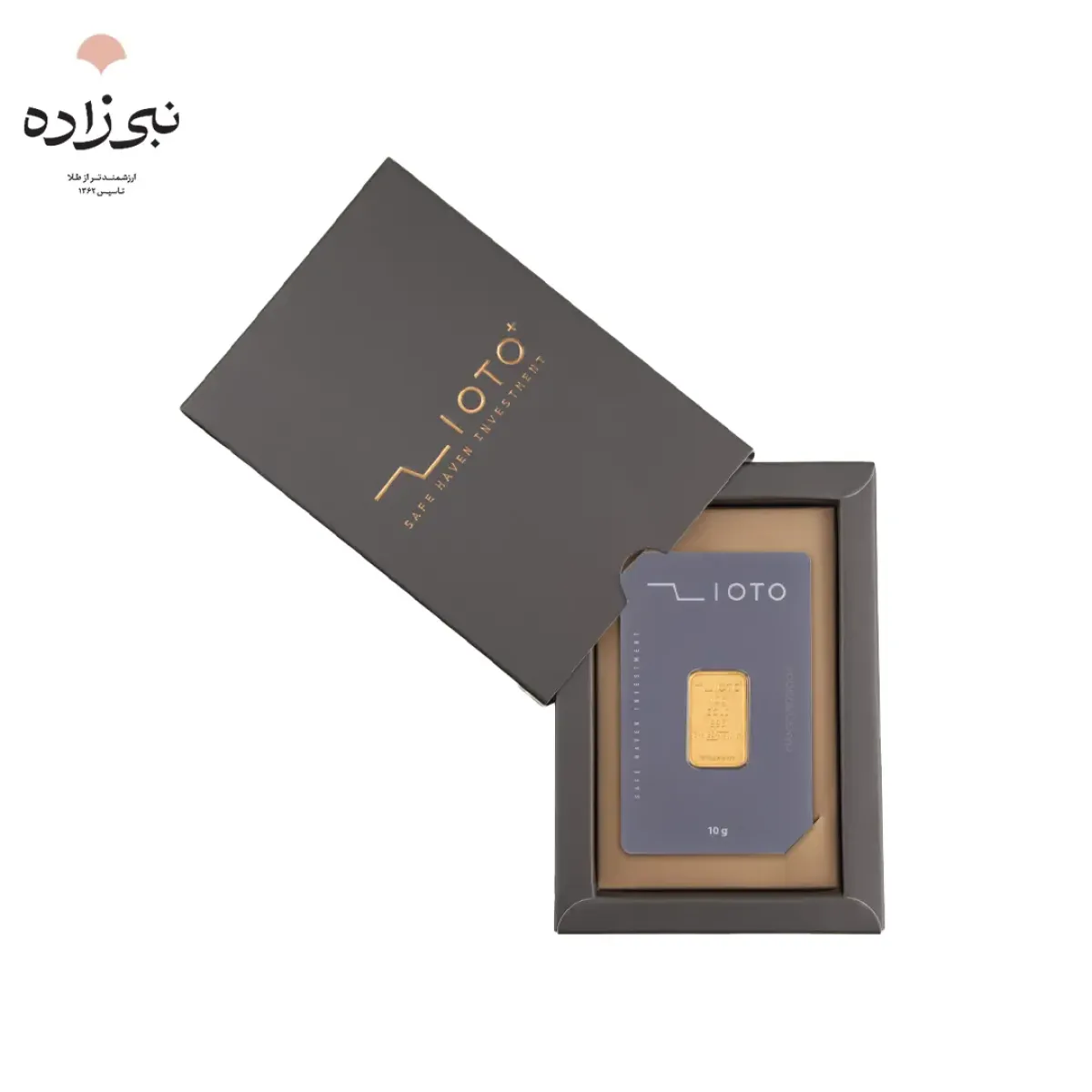 شمش 24 عیار 10 گرمی زیوتو G077