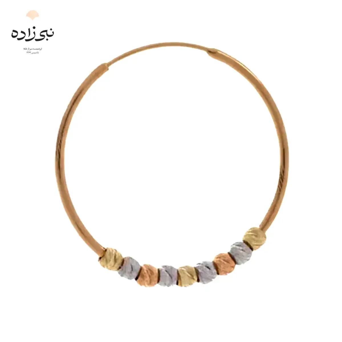 گوشواره حلقه ای البرنادو طلا E125