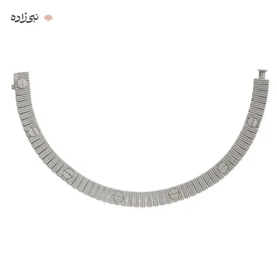 دستبند کارتیه لاو سفید لخت نیم پهن (unlimited) B254