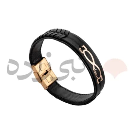 دستبند چرم بی نهایت عشق B140