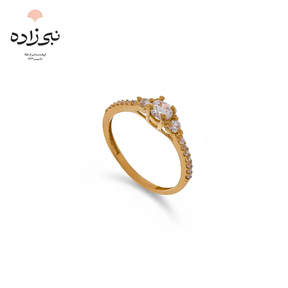 انگشتر سولیتر طرح برلیان R099