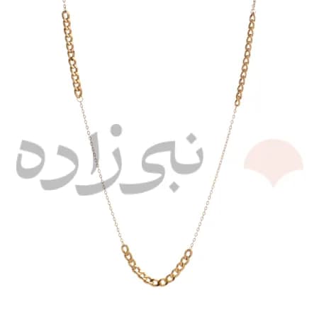 گردنبند کارتیه تلفیقی سه تیکه طلا N073