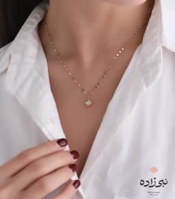 گردنبند اکسترا طرح ون کلیف N215