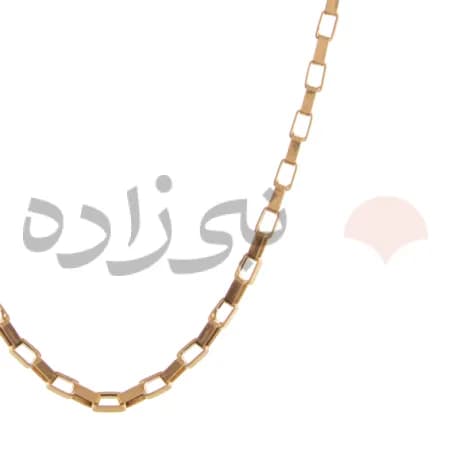 زنجیر ونیز ادهم طلا بافت سه N072