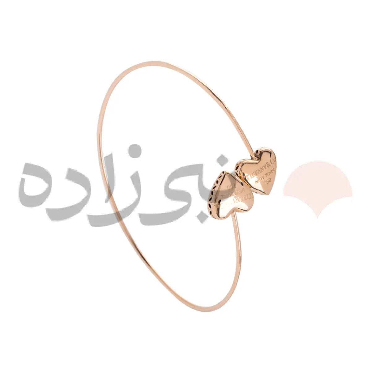دستبند بنگل قلب طلا B030