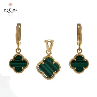 نیم ست ون کلیف سبز H028