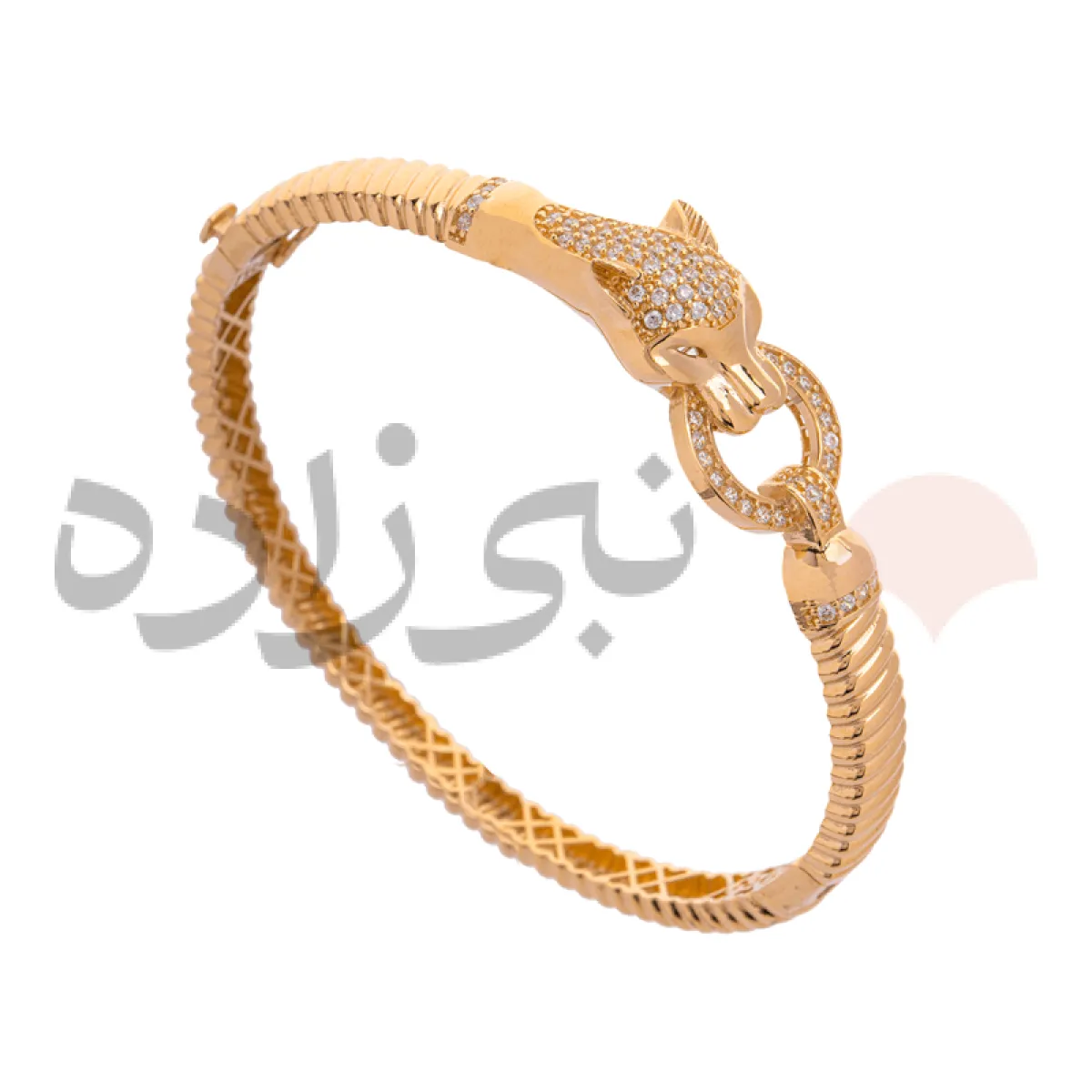 دستبند النگویی پنتر طلا B028