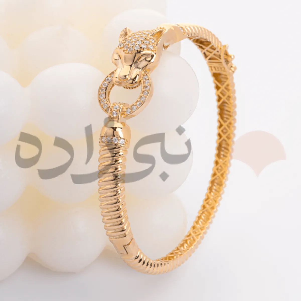 دستبند النگویی پنتر طلا B028