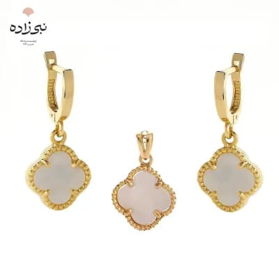 نیم ست ون کلیف سفید H027