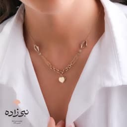 گردنبند تیفانی تلفیقی قلب N209