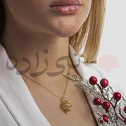 پلاک طلا انار تور C026