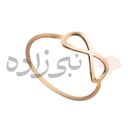 انگشتر دکوراتیو بینهایت طلا R059