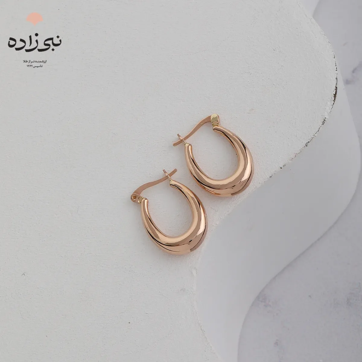گوشواره چفتی آکوا دایره E121