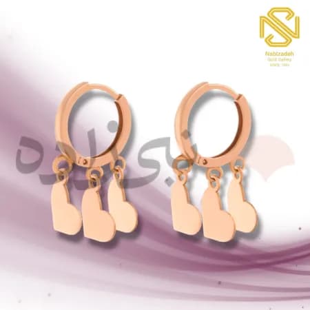 گوشواره روکو قلب E059
