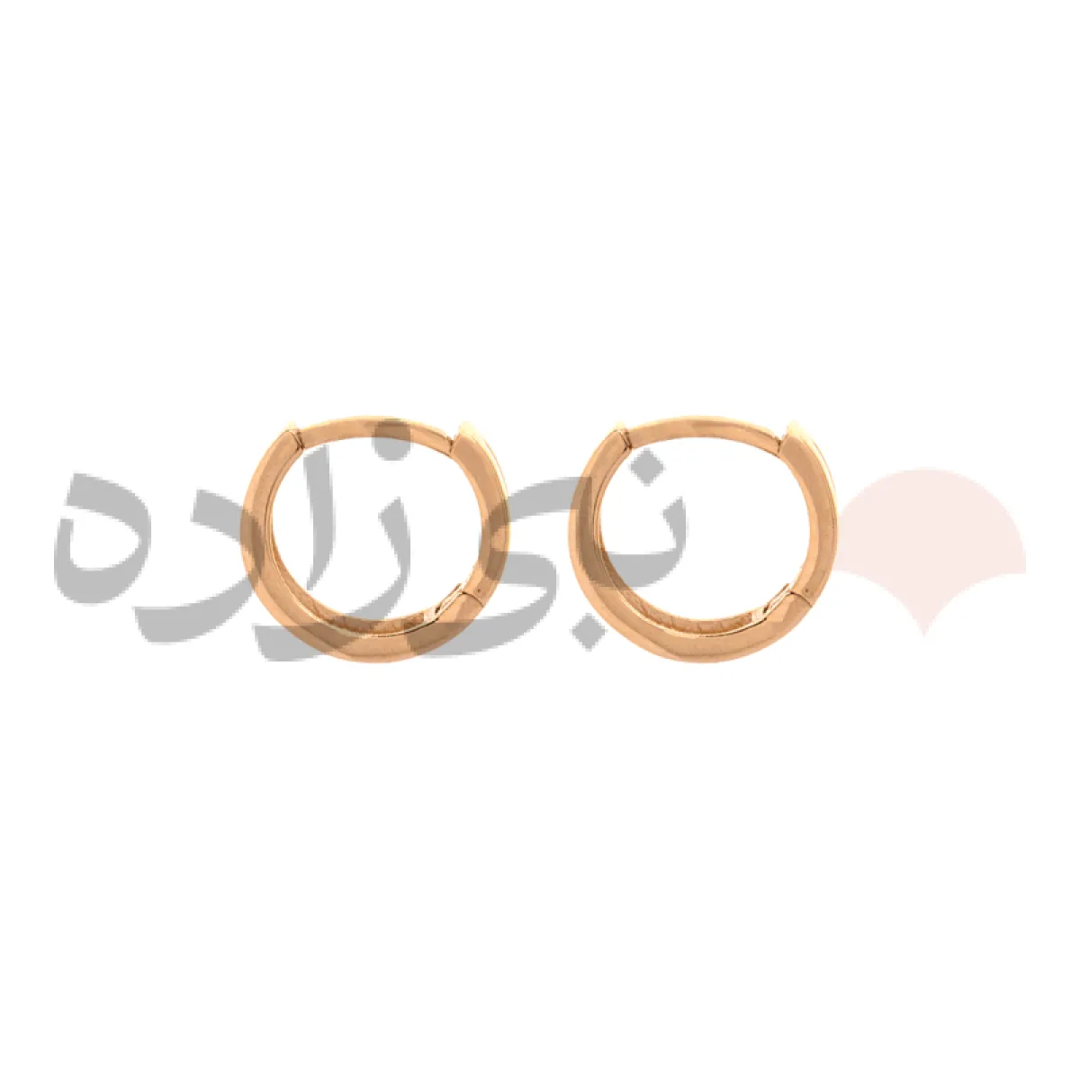 گوشواره چفتی گرد دوخط E045