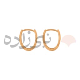 گوشواره چفتی بیضی دوخط E046