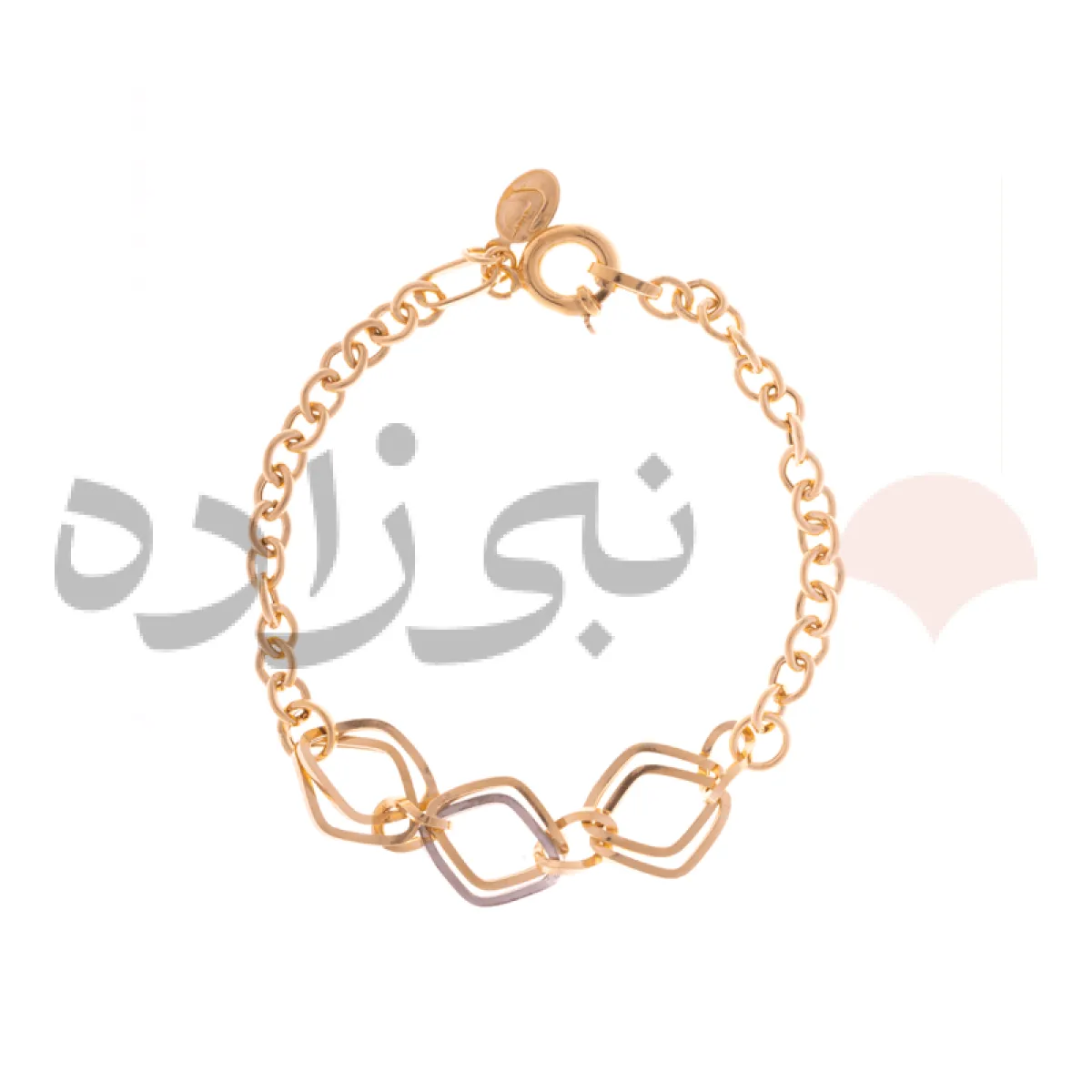 دستبند طلا اپل لوزی B008