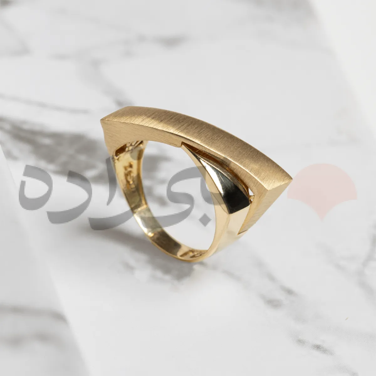 انگشتر لرنس طرح ضرب طلا R007