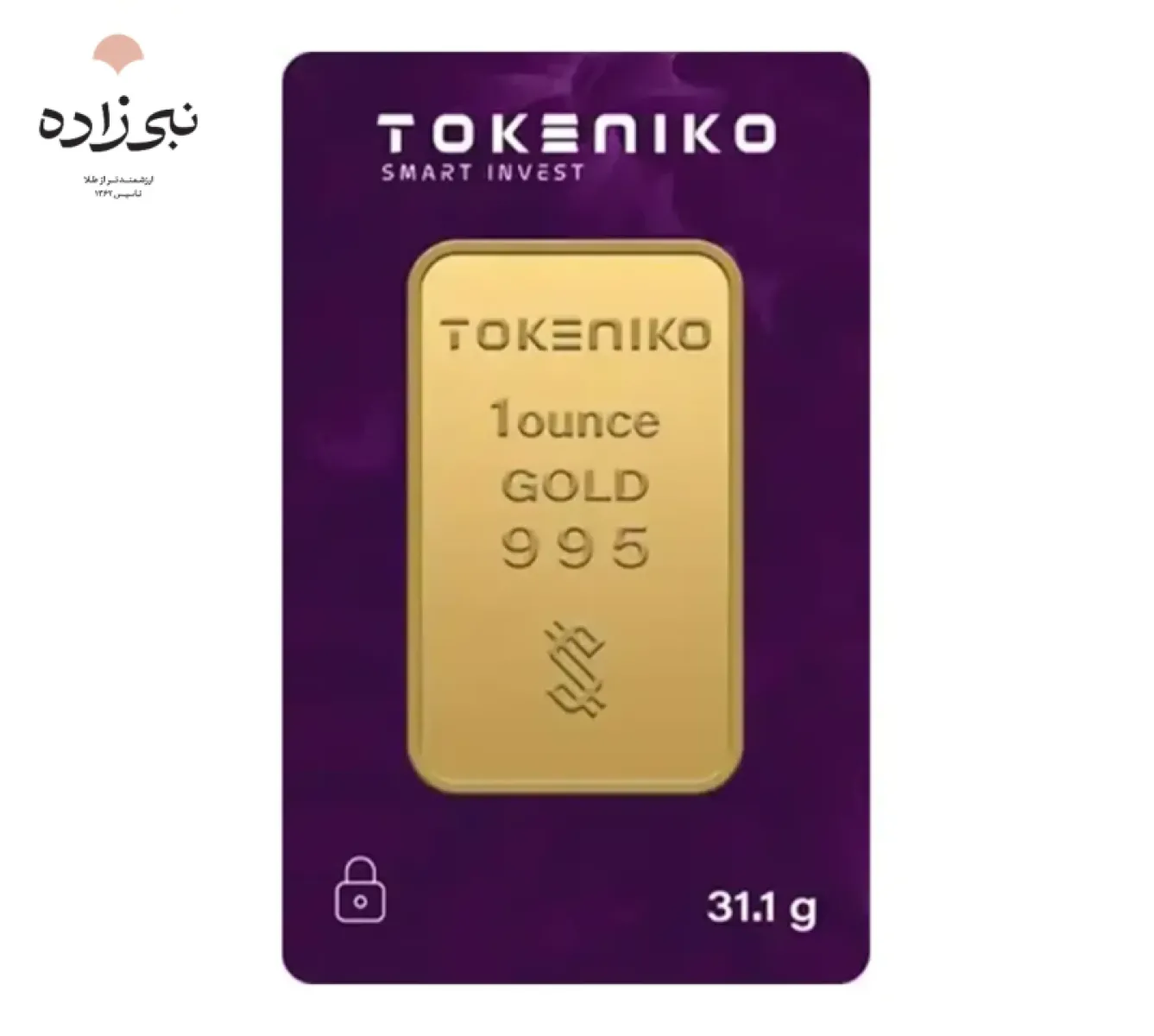 شمش 24 عیار 1 اونسی توکنیکو G064