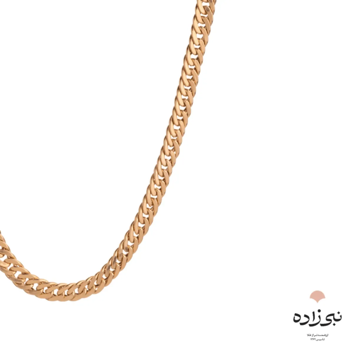 زنجیر کارتیه کوبیده بافت پنج N176