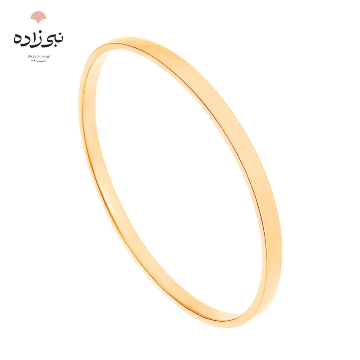 النگو آینه ای نیم پهن بچگانه سایز یک B211