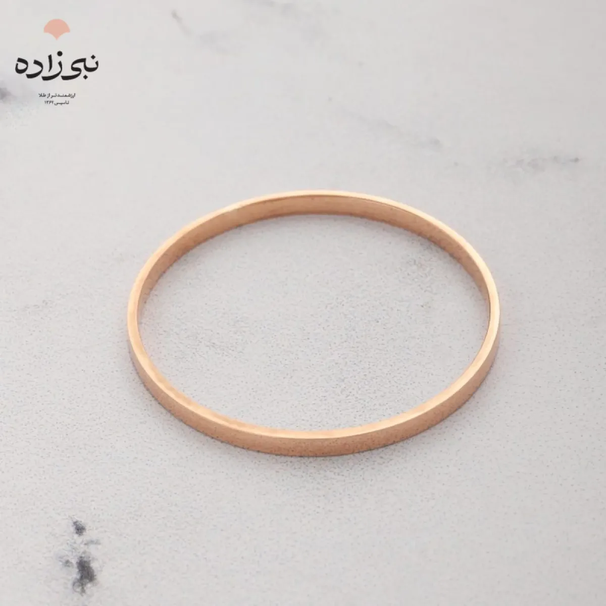 النگو آینه ای نیم پهن بچگانه سایز یک B211