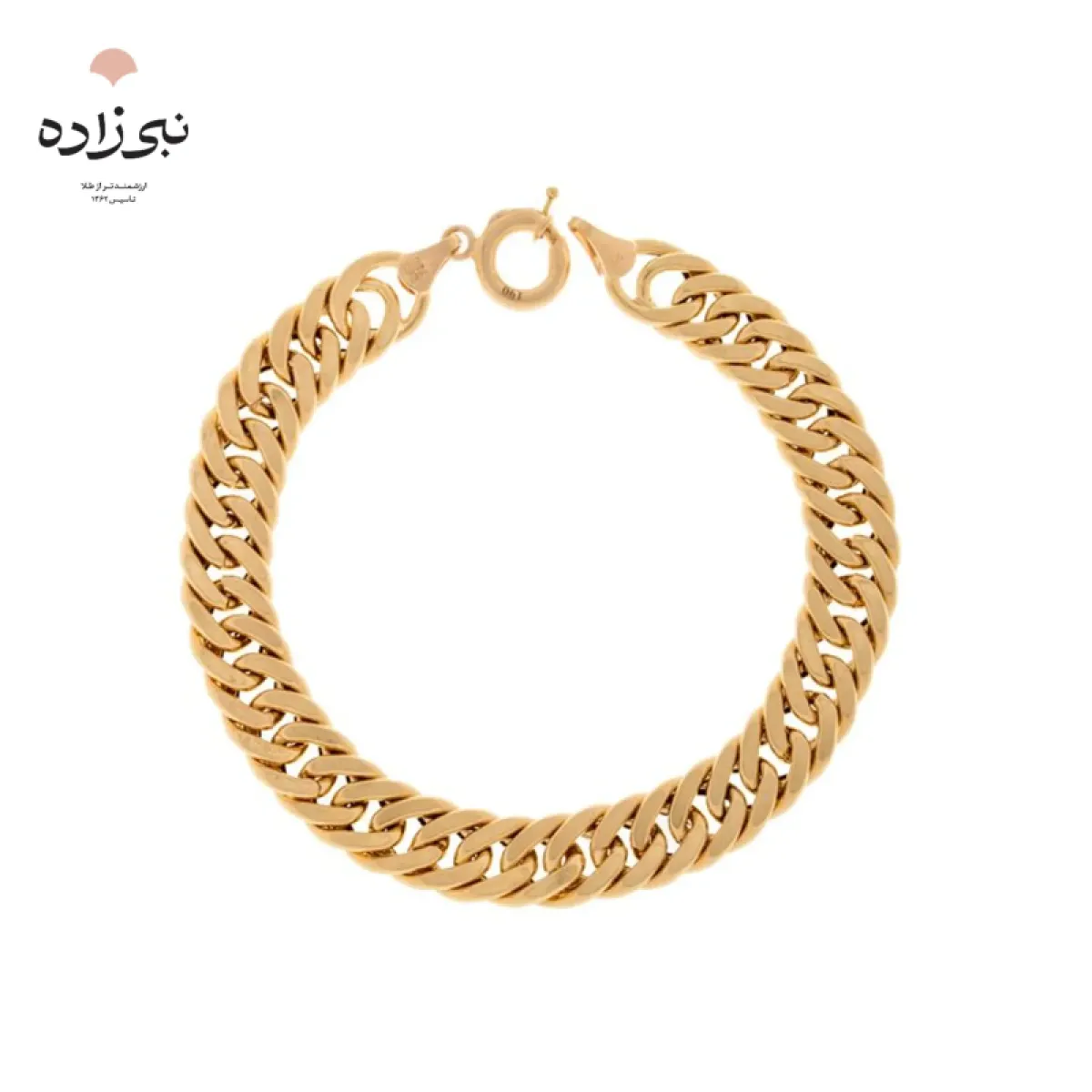 دستبند کارتیه کوبیده بافت پنج B186