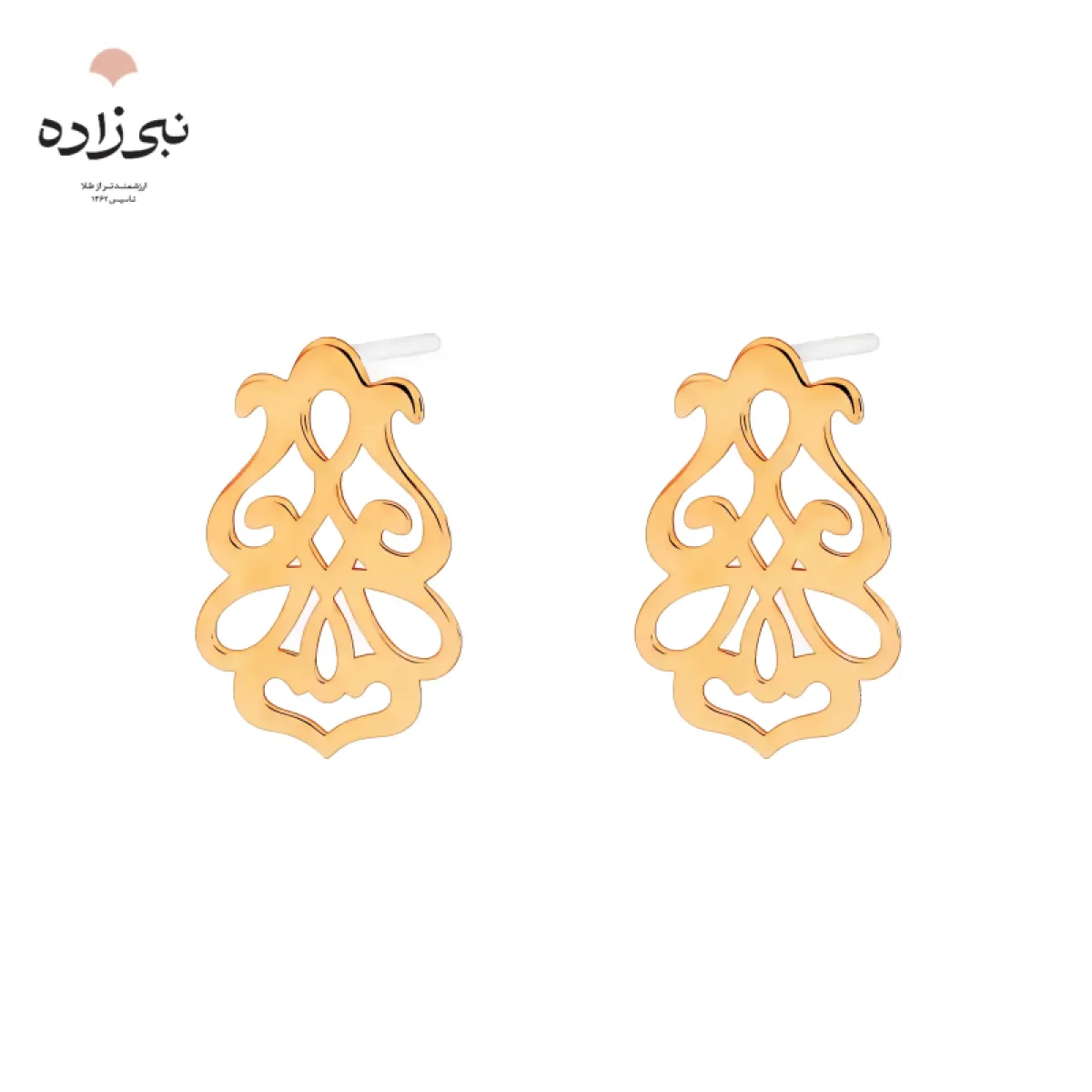 گوشواره میخی اسلیمی E105