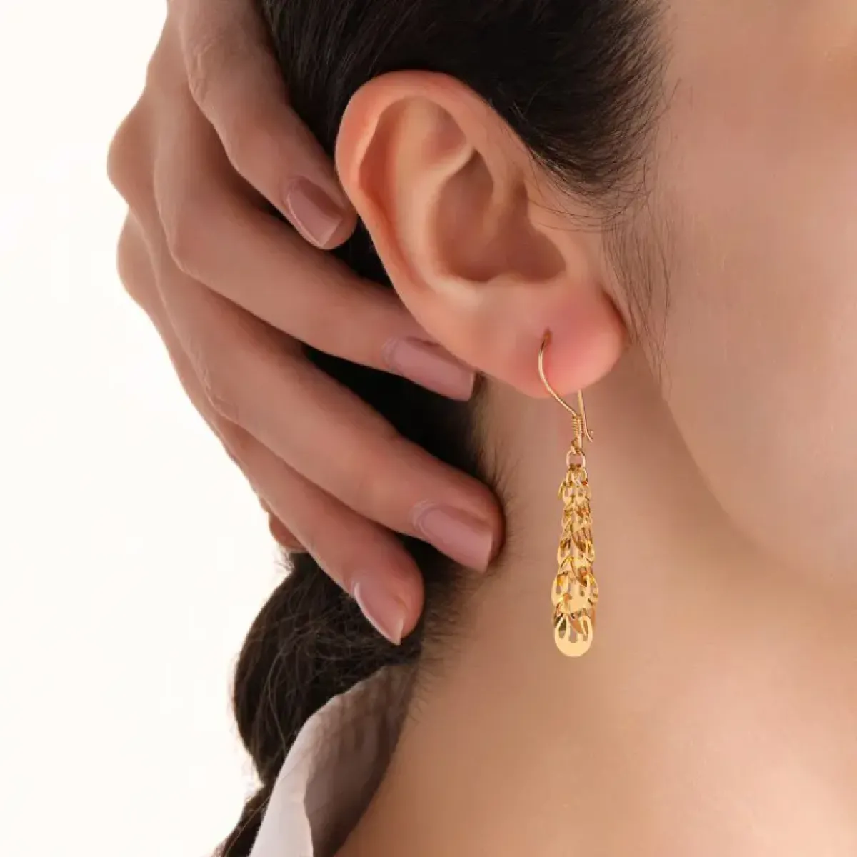 گوشواره آویز لیزرکات E106