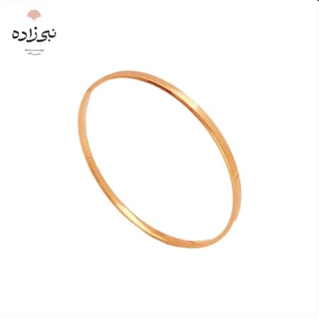 النگو آینه ای نیم پهن سایز سه B204