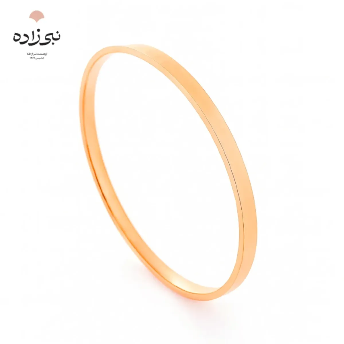النگو آینه ای نیم پهن بچگانه سایز پنج B268