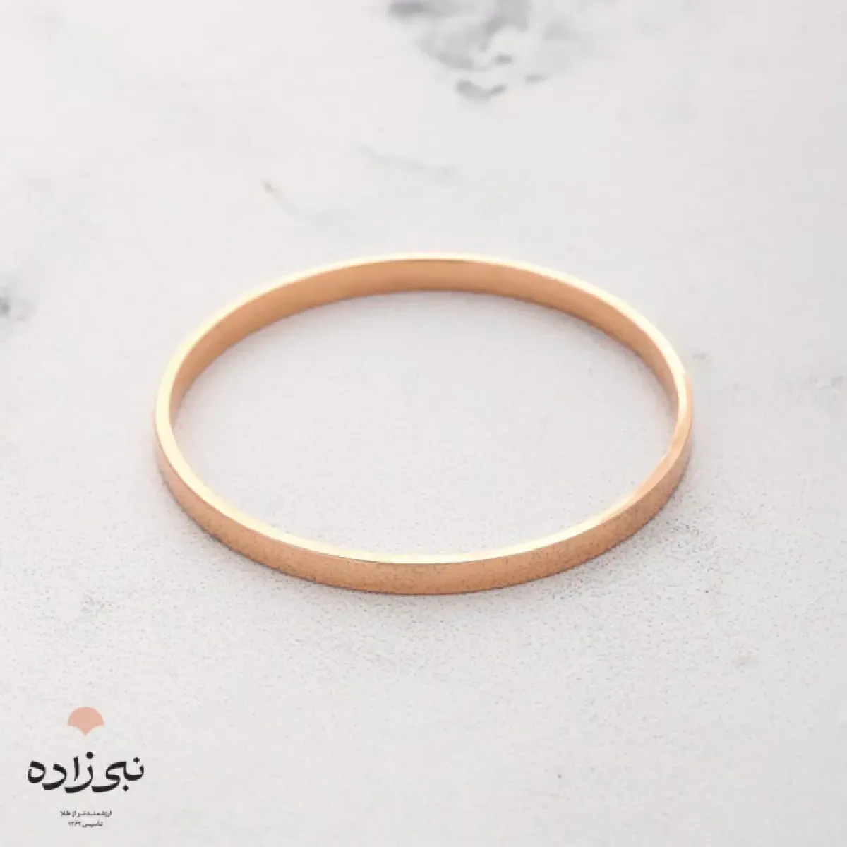 النگو آینه ای نیم پهن بچگانه سایز پنج B268