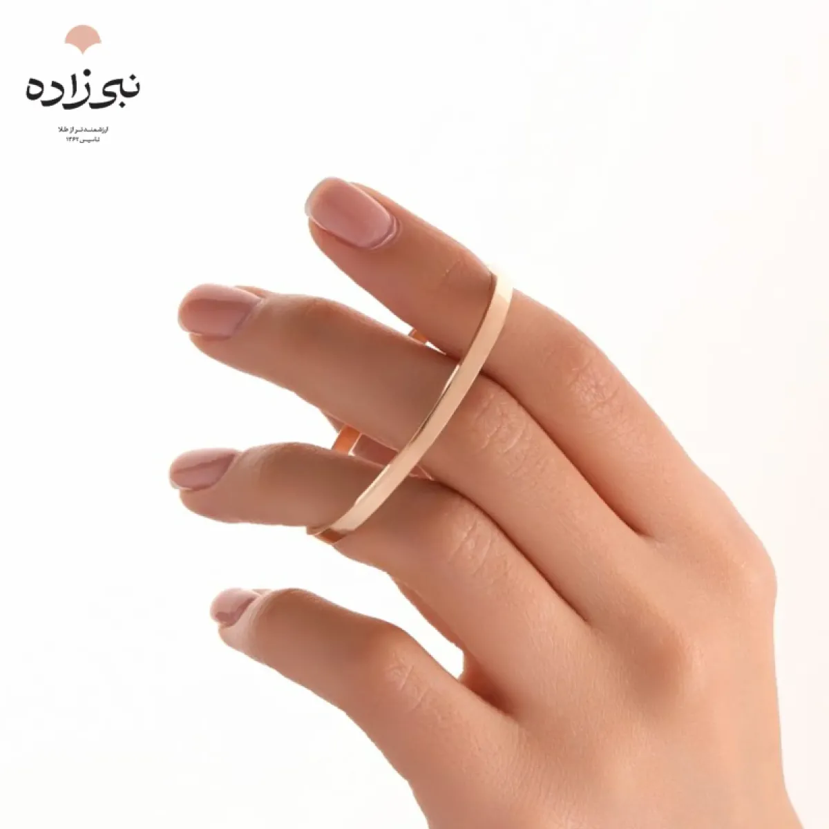 النگو آینه ای نیم پهن بچگانه سایز دو B212