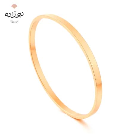النگو آینه ای نیم پهن بچگانه سایز دو B212