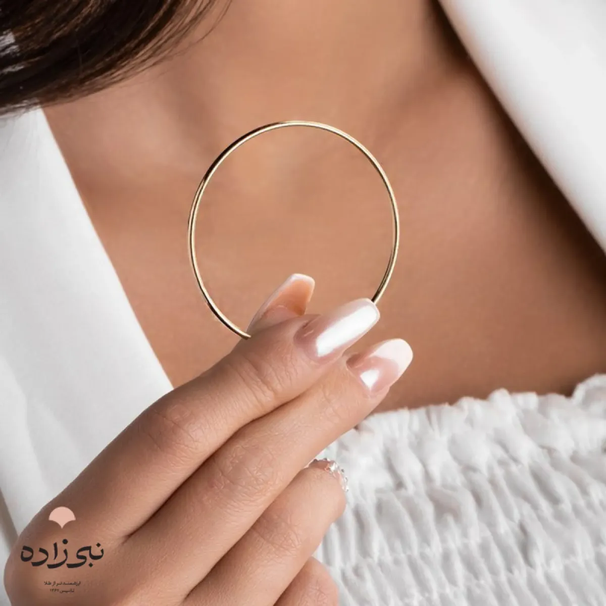 النگو آینه ای بچه گانه سایز 2 طلا B056