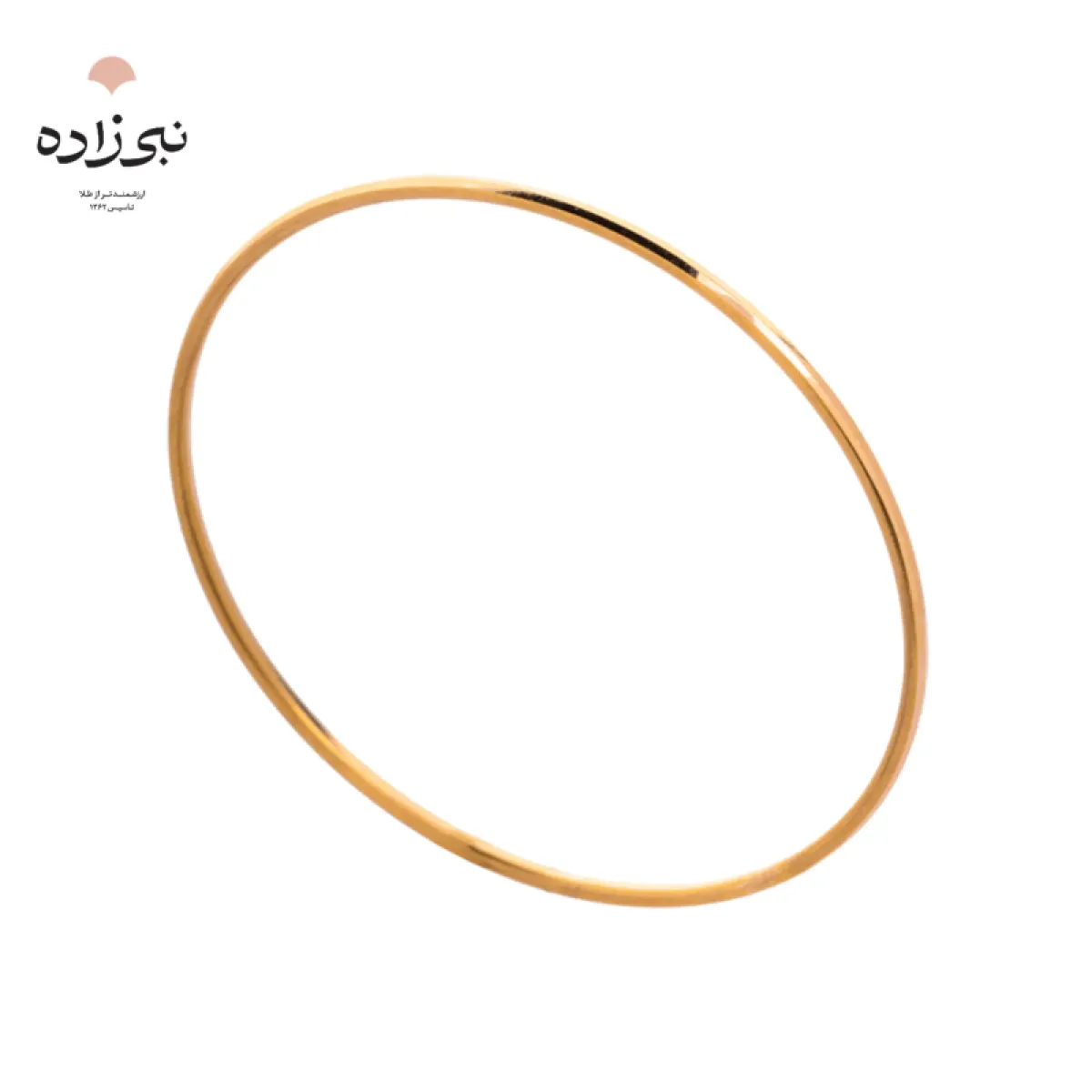 النگو آینه ای بچه گانه سایز 0 طلا B058