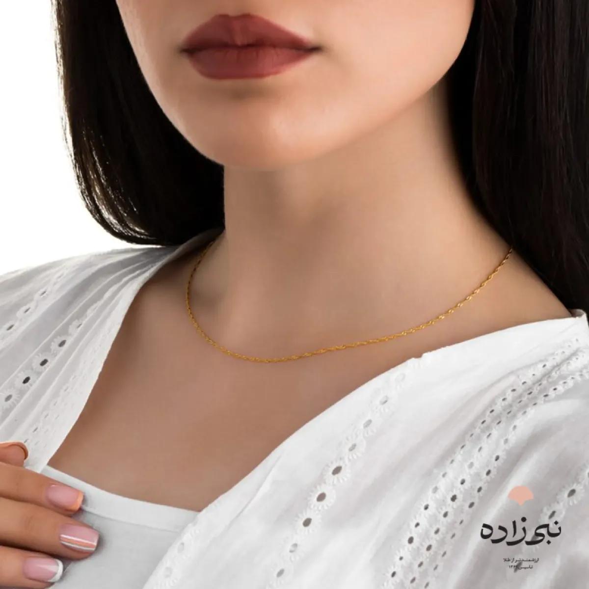 زنجیر دیسکو طلا N080