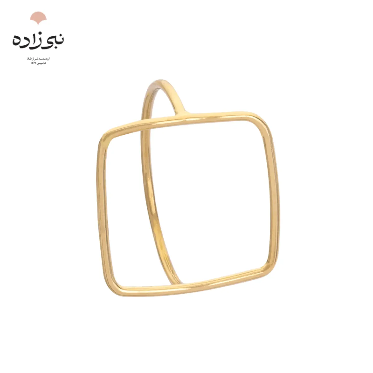 انگشتر دکوراتیو مربع تو خالی R032