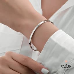 دستبند النگویی کارتیه سفید B072
