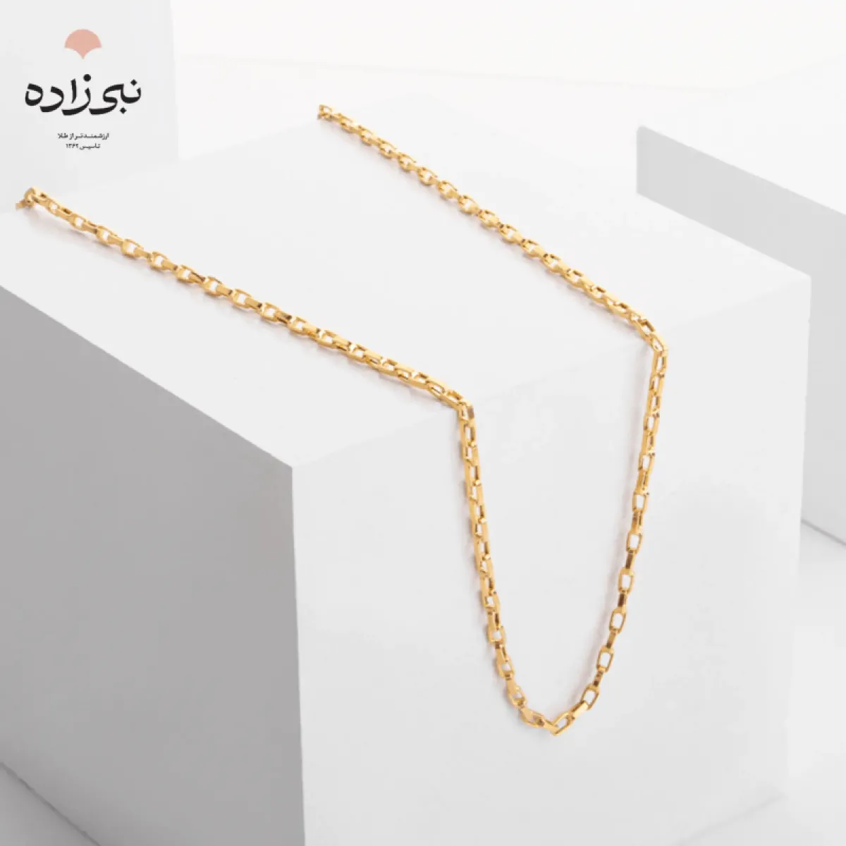 زنجیر طلا ونیز ادهم بافت دو N044