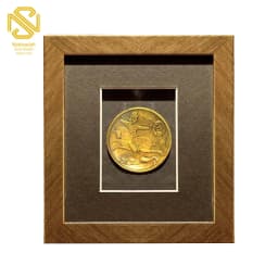 تابلو شمش 24 عیار بشقاب 2500 ساله ساسانی G069