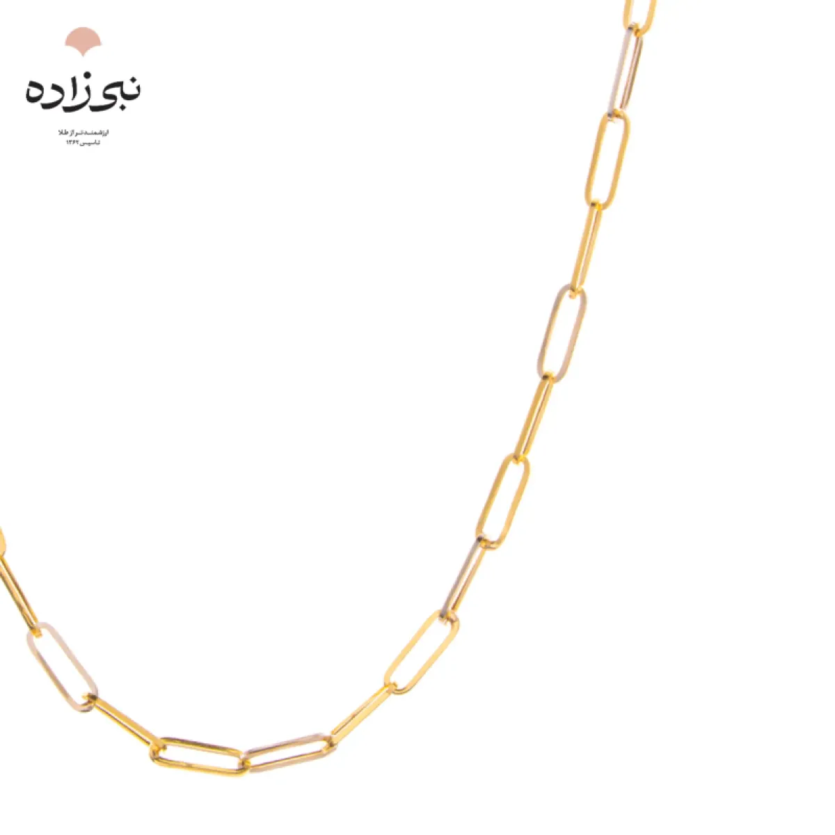 زنجیر طلا اسپرینت بافت دو N045
