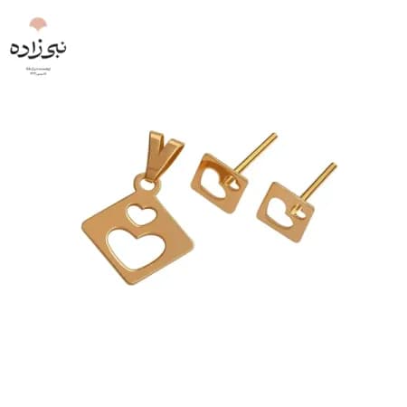 نیم ست لیزری دو قلب مربع H025